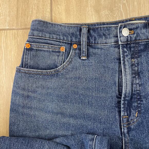 Madewell Perfect Vintage Flare Crop Jeans Women’s 30 High Rise Dark Wash - Picture 12 of 13